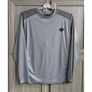 Mossy Oak LS Two-Tone Athletic Gray Shirt XL Jogging Biking